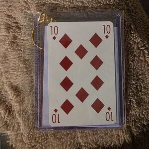 Louis Vuitton 10 of Diamonds From The Jeu de Cartes Deck In Blue Monogram
